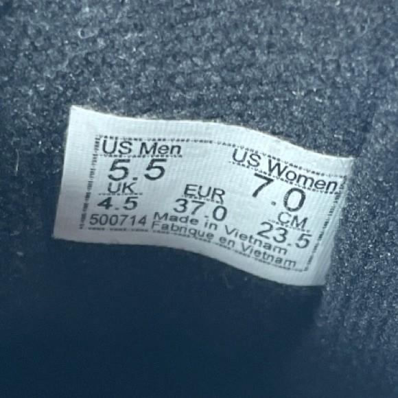 Vans Old Skool Suede Animal Print Low Top Sneakers Black Tan Size 7 - Picture 9 of 11